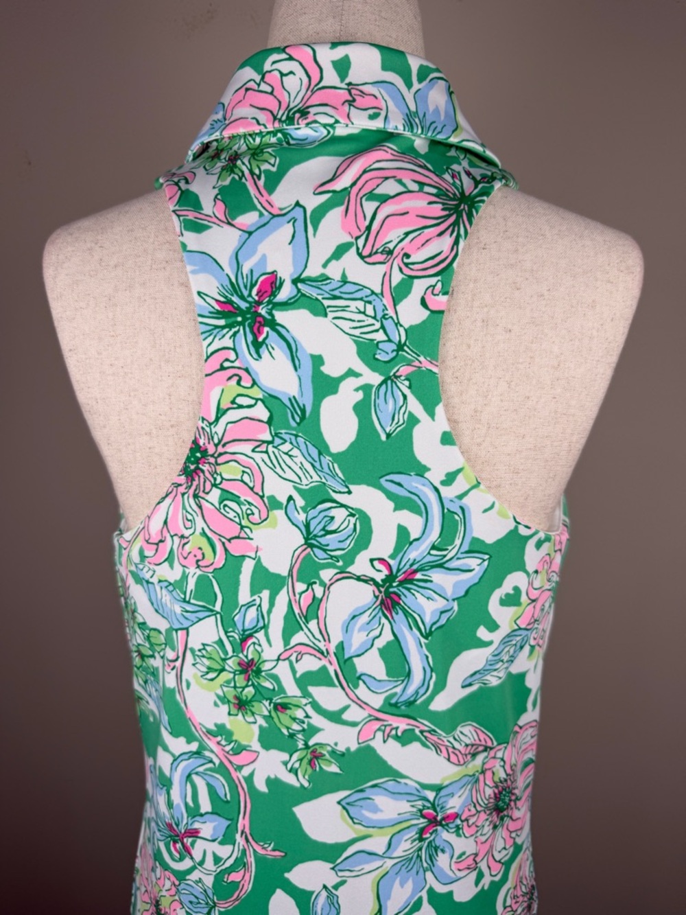 Lilly Pulitzer Luxletic Dania Dress UPF 50+ Tennis Dress Floral Print M - Picture 12 of 14